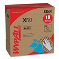 Cleaning & Janitorial Supplies | WypAll KCC 83550 X50 9-1/10 in. x 12-1/2 in. Cloth Pop-Up Box - White (176/Box 10 Boxes/Carton) image number 2