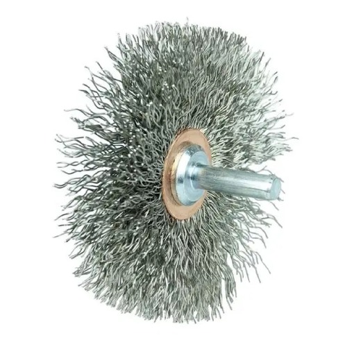 Grinding Wheels | Weiler 17618 3 in. x 1/2 in. Stem-Mounted Narrow Conflex Brush image number 0