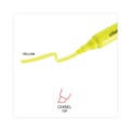 Office Jansan | Universal UNV08866 Chisel Tip Desk Highlighter Value Pack - Fluorescent Yellow Ink, Yellow Barrel (36/Pack) image number 7