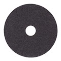 Cleaning Cloths | Boardwalk BWK4015BLA 15 in. Diameter Stripping Floor Pads - Black (5/Carton) image number 1