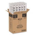 Cups and Lids | SOLO 420RC-PLANET Recycled Content PCF Paper Hot Cups ProPlanet Seal 20 oz White/Blue 600/Carton image number 0