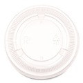 Food Service | Boardwalk BWKPRTLID4 Lids for 3.25 oz. to 5.5 oz. Souffle/Portion Cups - Clear (2500/Carton) image number 1