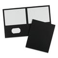 Office Jansan | Avery 47988 11 in. x 8.5 in. 40-Sheet Capacity 2-Pocket Folder - Black (25/Box) image number 1