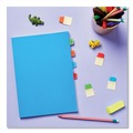 Office Jansan | Avery 74763 Ultra Tabs 1 in. x 1.5 in. 1/5-Cut Repositionable Mini Tabs - Assorted (80/Pack) image number 3