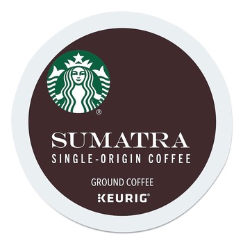 Starbucks 12565254 0.4 oz Coffee K-Cups - Sumatra (96/Carton)