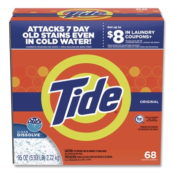 PRODUCTS | Tide 84997 95 oz. Box HE Laundry Detergent Powder - Original Scent (3-Piece/Carton)