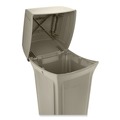 Trash & Waste Bins | Rubbermaid Commercial FG917188BEIG Ranger 45-Gallon Fire-Safe Structural Foam Container - Beige image number 6