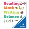 Office Jansan | Carson-Dellosa 110570 Assorted Sizes Wall Signs for Core Subjects - Multicolor (37/Set) image number 2