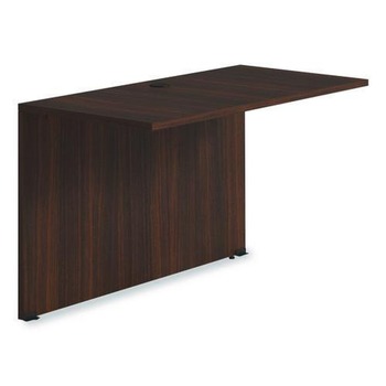 Alera 48 in. x 24 in. x 29 in. Seville Series Bridge Return - Mahogany