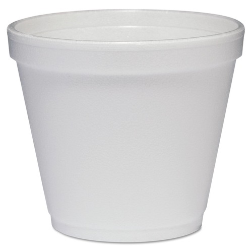 Just Launched | Dart 8SJ12 8 oz. Squat Food Foam Containers - White (1000/Carton) image number 0
