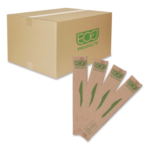 Cutlery | Eco-Products EP-S211-W Knife Wood Cutlery - Natural (500/Carton) image number 0