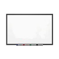  | Quartet 2544B Classic Series 48 in. x 36 in. Porcelain Magnetic Dry Erase Board - White Surface/Black Aluminum Frame image number 0