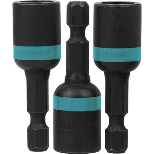 Bits and Bit Sets | Makita A-97667 Makita ImpactX 3/8 in. x 1-3/4 in. Magnetic Nut Driver, 3/pk image number 0