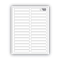 MACO MML-FF31 Cover-All Opaque  0.66 in. x 3.44 in. Inkjet/Laser File Folder Labels - White (50 Sheets/Box, 30 Labels/Sheet) image number 1
