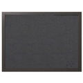 Office Jansan | MasterVision FB0471168 24 in. x 18 in. Designer Fabric Bulletin Board - Black image number 1