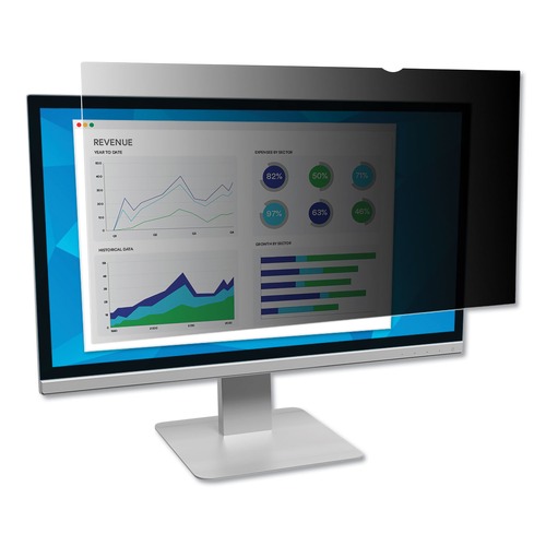 Office Jansan | 3M PF190C4B 5:4 Aspect Ratio Frameless Blackout Privacy Filter for 19 in. Monitors image number 0
