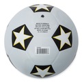 Toys | Champion Sports SRB3 Rubber Sports Ball for Soccer - No. 3 Size, White/Black image number 4