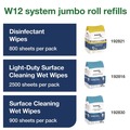 Office & Office Supplies | Tork 192851 10.04 in. x 10.73 in. x 13.18 in. Centerfeed Wet Wipe Dispenser - White image number 2