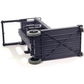 Cleaning Carts | Boardwalk JC1945SBWK23 19 in. x 45 in. x 39 in. 4 Shelves 1 Bin Plastic Janitor's Cart - Gray image number 7