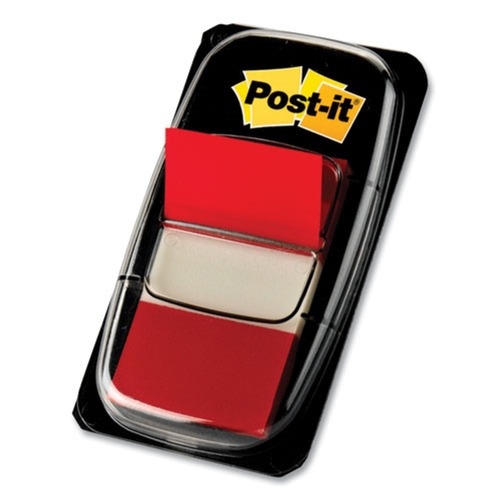 Office Jansan | Post-it Flags 680-RD12 Marking Page Flags in Dispensers - Red (600/Box) image number 0