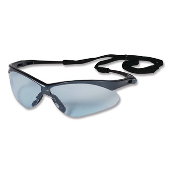 Ansell 19639 Nemesis Safety Glasses - Blue Half Frame/Light Blue Dual Lens (1/Box)