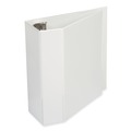 Office Jansan | Universal UNV20994 4 in. Capacity 11 in. x 8.5 in. 3-Slant-Ring View Binder - White image number 1