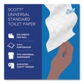 Toilet Paper | Scott 04460 Essential Standard Septic Safe 2 Ply Roll Bathroom Tissue - White (80/Carton) image number 10