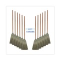 Cleaning & Janitorial Supplies | Boardwalk BWK932YCT Yucca Corn Fiber Bristle Warehouse Brooms with 56 in. Handle - Natural (12/Carton) image number 5
