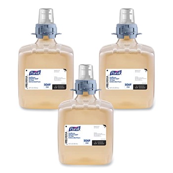PURELL 1250 ml Fragrance-Free Healthcare HEALTHY SOAP 2% CHG Antimicrobial Foam for CS4 Dispensers (3/Carton)