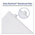 Customer Appreciation Sale - Save up to $60 off | Avery 82216 Preprinted Legal Exhibit Side Tab Index Dividers, Allstate Style, 10-Tab, 18, 11 X 8.5, White, 25/pack image number 2