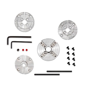 NOVA 48124 Select Precision Midi Wood Turning Chuck Bundle with JS50N, JS25N, and JS70N Jaws