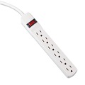 Innovera IVR73315 15 Amp 15 ft. Cord 1.94 in. x 10.19 in. x 1.19 in. Corded Six Outlet Power Strip - Ivory image number 1