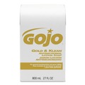 Cleaning & Janitorial Supplies | GOJO Industries 9127-12 800 mL Gold and Klean Lotion Soap Bag-in-Box Dispenser Refill - Floral Balsam (12/Carton) image number 0