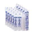 Food Service | Dart PF35C1CP 12 oz. Plastic PET Grab n Go Kit Combo with Insert - Clear (500/Carton) image number 0