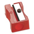 Office Jansan | Westcott 15993 4 x 2 x 1 One-Hole Manual Pencil Sharpeners - Assorted Colors (24/Pack) image number 2