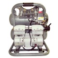 Portable Air Compressors | California Air Tools 4610ALFC 1 HP 4.6 Gallon Ultra Quiet and Oil-Free Aluminum Tank Twin Stack Air Compressor image number 3