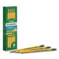 Office Jansan | Ticonderoga X33312X HB (No. 2) My First Woodcase Pencil with Eraser - Black Lead/Yellow Barrel (1-Dozen) image number 1
