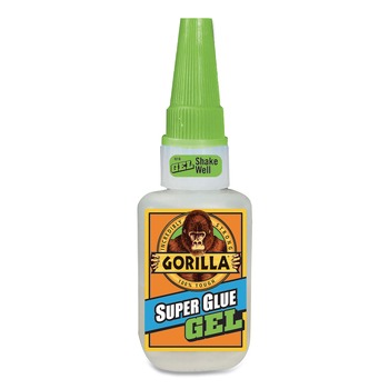Gorilla Glue 0.53 oz. Super Glue Gel - Dries Clear (4/Carton)