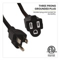 Office Electronics & Batteries | GoGreen Power GG-13800BK 14 AWG Heavy-Duty Extension Cord, 100 ft, 13 A, Black image number 2