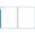 Calendars & Planners | AT-A-GLANCE 160690512 Workstyle 11 in. x 9.38 in. 12-Month (Jan to Dec) 2025 Geometric Artwork Weekly/Monthly Planner - Blue/Gold Cover image number 2