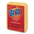 Sponges & Scrubbers | Brillo 22401 4.25 in. x 6.25 in. Multi-Purpose Sponge - Yellow (6/Carton) image number 4