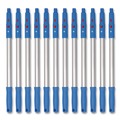Cleaning Tools | Gritt Commercial GRI10712PK 20 in. Aluminum Extension Pole with Click/Lock Adapter Cone - Blue/Silver (12/Pack) image number 0