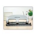 Office Jansan | PaperPro 2220 9/32 in. Holes 20-Sheet EZ Squeeze 3-Hole Punch - Black/Silver image number 1