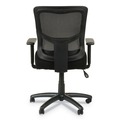  | Alera ALEELT4214F Elusion II Series Mid-Back Swivel/Tilt Mesh Chair with Adjustable Arms - Black image number 3