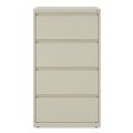 Office Jansan | Alera 25482 30 in. x 18.63 in. x 52.5 in. Legal/Letter-Size 4-Drawer Lateral File - Putty image number 0