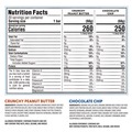 Snacks | CLIF Bar 33100 2.4 oz Energy Bar Variety Pack - Chocolate Chip/Crunchy Peanut Butter (24/Carton) image number 3