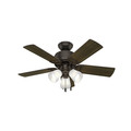Ceiling Fans | Hunter 51105 42 in. Prim Premier Bronze Ceiling Fan with Light image number 2