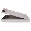 Office Jansan | Saunders 11017 Redi-Rite 1 in. Clip Capacity Holds 8.5 in. x 11 in. Sheets Aluminum Storage Clipboard - Silver image number 1