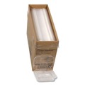 Food Trays, Containers, and Lids | Pactiv Corp. YCI811230000 Clearview 3-Compartment 5 oz. / 14 oz. Hinged Lid Food Containers - Clear (200/Carton) image number 4
