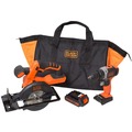 Clearance Center | Black & Decker BDCD220CS 20V MAX POWERCONNECT Lithium-Ion Brushed Cordless Drill Driver and Circular Saw Combo Kit (1.5 Ah) image number 0